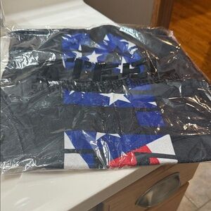 Black Graphic T-Shirt with Star Design